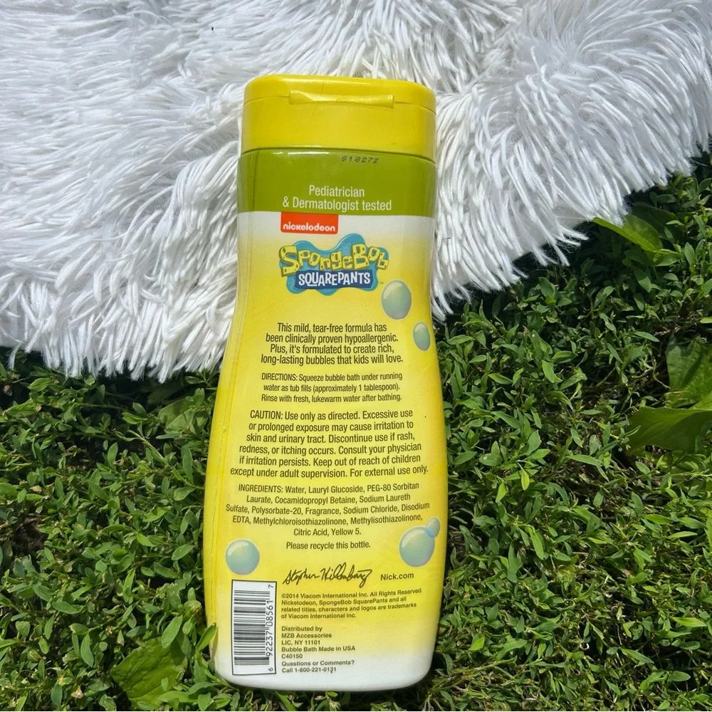 Nickelodeon Kids SpongeBob SquarePants Tropical Tangerine Bubble Bath NEW HTF